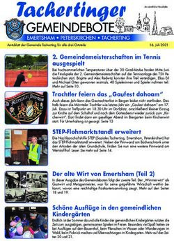 Tachertinger GEMEINDEBOTE