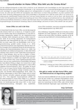 Gesund arbeiten im Home-Office: Was lehrt uns die Corona-Krise?