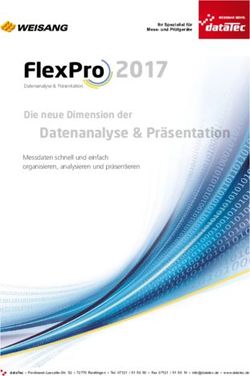 FlexPro Die neue Dimension der - Messdaten schnell und einfach organisieren, analysieren und präsentieren - dataTec