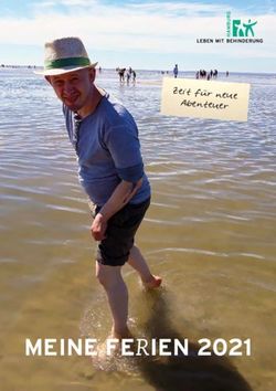 MEINE FERIEN 2021 - Zeit f&uuml;r neue Abenteuer - Leben mit Behinderung Hamburg