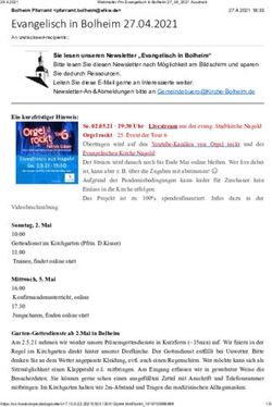 Evangelisch in Bolheim 27.04.2021