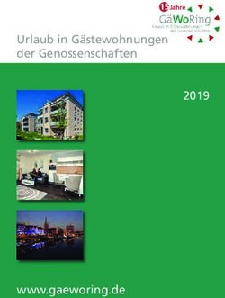 Urlaub in G&auml;stewohnungen der Genossenschaften 2019