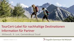 TourCert-Label f&uuml;r nachhaltige Destinationen Information f&uuml;r Partner
