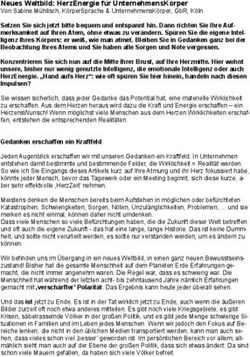 NEUES WELTBILD: HERZENERGIE FÜR UNTERNEHMENSKÖRPER