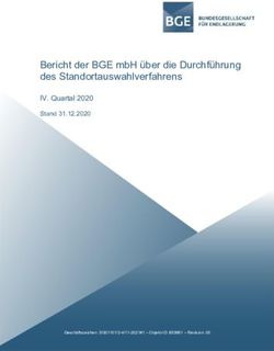 Bericht der BGE mbH &uuml;ber die Durchf&uuml;hrung des Standortauswahlverfahrens - IV. Quartal 2020 Stand 31.12.2020