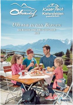 UrlaUb in den bergen DIE REGION UND IHRE GASTGEBER 2022