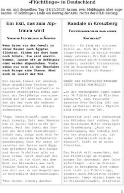 "Fl&uuml;chtlinge" in Deutschland