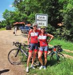 Auf nach Barcelona - das bewährte Dream-Team Karin und Steffi eroberten 32 Pässe auf ihrer "Tour de France"