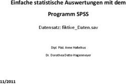 Einfache statistische Auswertungen mit dem Programm SPSS - Datensatz: fiktive_Daten.sav