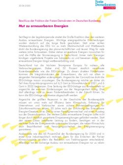 Mut zu erneuerbaren Energien - Beschluss der Fraktion der Freien Demokraten im Deutschen Bundestag - FDP-Fraktion