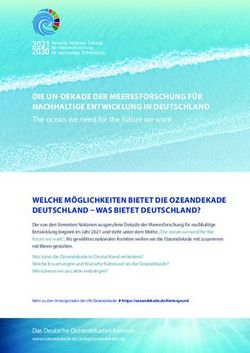 DIE UN-DEKADE DER MEERES FORSCHUNG F&Uuml;R NACHHALTIGE ENTWICKLUNG IN DEUTSCHLAND - UN ...
