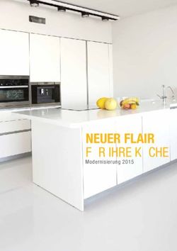 NEUER FLAIR FÜR IHRE KÜCHE - Modernisierung 2015