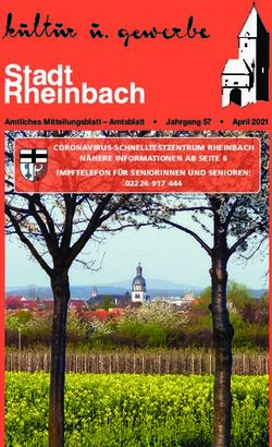 Amtliches Mitteilungsblatt - Amtsblatt Jahrgang 57 April 2021 - Stadt Rheinbach