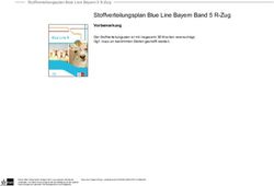Stoffverteilungsplan Blue Line Bayern Band 5 R-Zug - Ernst ...
