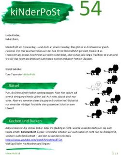 KINDERPOST 54 - PFARREIENGEMEINSCHAFT RUPERTSBERG