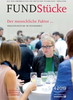 FUNDStücke 4-2019 - Der menschliche Faktor - Deutscher Fundraising Verband
