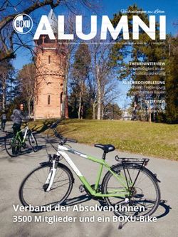 Verband der AbsolventInnen- 3500 Mitglieder und ein BOKU-Bike - BOKU Alumniverband