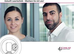 Zukunft Lasertechnik - Wachsen Sie mit uns! - SCANLAB