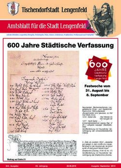 600 Jahre Städtische Verfassung - Festwoche vom 31. August bis 8. September - Stadt Lengenfeld