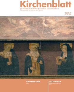 AM LEEREN GRAB FASTENOPFER - Kirchenblatt