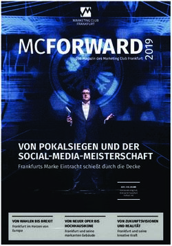 VON POKALSIEGEN UND DER - SOCIAL MEDIA MEISTERSCHAFT
