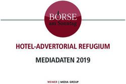 HOTEL-ADVERTORIAL REFUGIUM MEDIADATEN 2019 - B&Ouml;RSE am ...