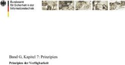 Band G, Kapitel 7: Prinzipien - Prinzipien der Verf&uuml;gbarkeit - Bund.de
