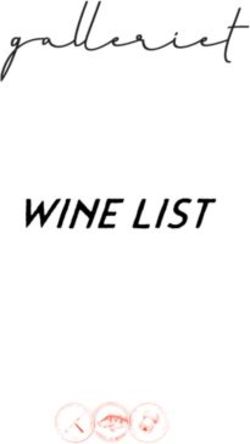 WINE LIST - G&ouml;rv&auml;lns Slott