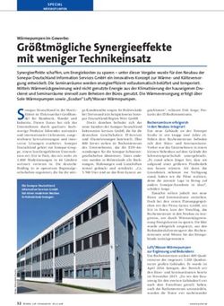 Gr&ouml;&szlig;tm&ouml;gliche Synergieeffekte mit weniger Technikeinsatz