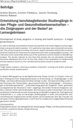 Beitr&auml;ge Andrea Broens, Carmen Feldhaus, Jasmin Overberg, Heinke R&ouml;bken - Deutsche Gesellschaft f&uuml;r ...