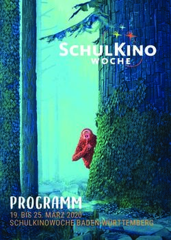Programm 19. BIS 25. M&Auml;RZ 2020 SCHULKINOWOCHE BADEN-W&Uuml;RTTEMBERG - SchulKinoWoche BW