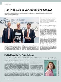 Hoher Besuch in Vancouver und Ottawa - Max-Planck-Gesellschaft