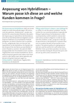 Anpassung von Hybridlinsen - Warum passe ich diese an und welche Kunden kommen in Frage? - SwissLens