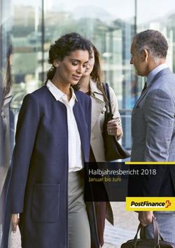 Halbjahresbericht 2018 - Januar bis Juni - Die Schweizerische Post