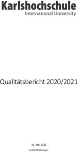 Qualit&auml;tsbericht 2020/2021 - Karlshochschule International ...