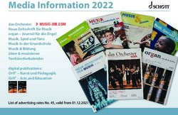 Media Information 2022 - das Orchester