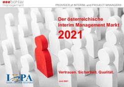 2021 Der österreichische Interim Management Markt - Vertrauen. Sicherheit. Qualität.