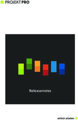 Releasenotes - Projekt Pro
