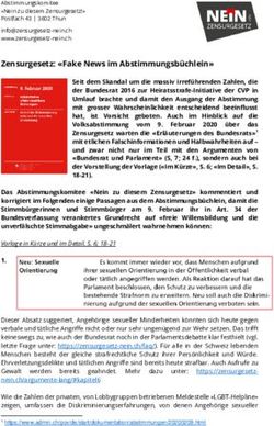 Zensurgesetz: "Fake News im Abstimmungsbüchlein" - Nein zu diesem ...