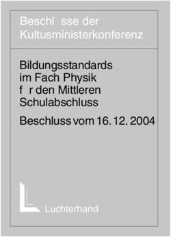 Beschl&uuml;sse der Kultusministerkonferenz Bildungsstandards im Fach Physik f&uuml;r den Mittleren Schulabschluss Beschluss vom 16.12. 2004 - Luchterhand