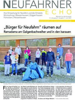 "Bürger für Neufahrn" räumen auf - Ramadama am Galgenbachweiher und in den Isarauen - Neufahrner Echo