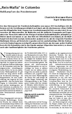 "Reis-Mafia" in Colombo Wahlkampf um das Pr&auml;sidentenamt