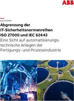 Abgrenzung der IT-Sicherheitsnormenreihen ISO 27000 und IEC 62443 - Eine Sicht auf automatisierungs-technische Anlagen der Fertigungs- und ...