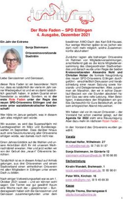 Der Rote Faden - SPD Ettlingen 4. Ausgabe, Dezember 2021