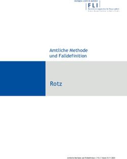 Rotz Amtliche Methode und Falldefinition - OpenAgrar