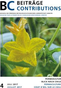 BEITRÄGE CONTRIBUTIONS - Demeter Schweiz