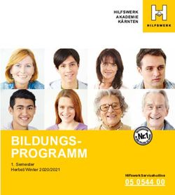 BILDUNGS-PROGRAMM - HILFSWERK AKADEMIE K&Auml;RNTEN