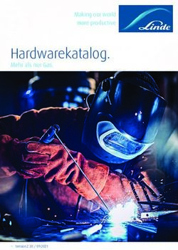 Hardwarekatalog Mehr als nur Gas - Making our world more productive - Linde-gas.at