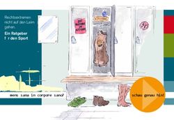 Rechtsextremen nicht auf den Leim gehen. Ein Ratgeber für den Sport - mens sana in corpore sano?