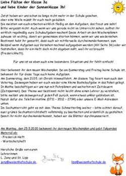 Liebe F&uuml;chse der Klasse 3a und liebe Kinder der Sonnenklasse 3b!